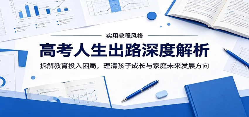 高考人生出路深度解析:拆解教育投入困局,理清孩子成长与家庭未来发展方向-云网创