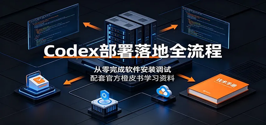Codex部署落地全流程：从零完成软件安装调试，配套官方橙皮书学习资料-创客联盟