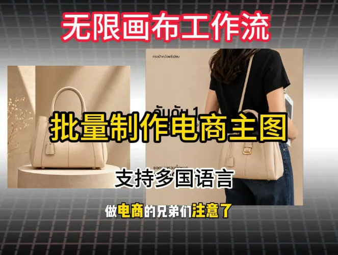 批量复刻电商爆款主图工作流搭建教学，批量下载，支持多国语言，不管是国内电商还是跨境店群都能用-创客联盟