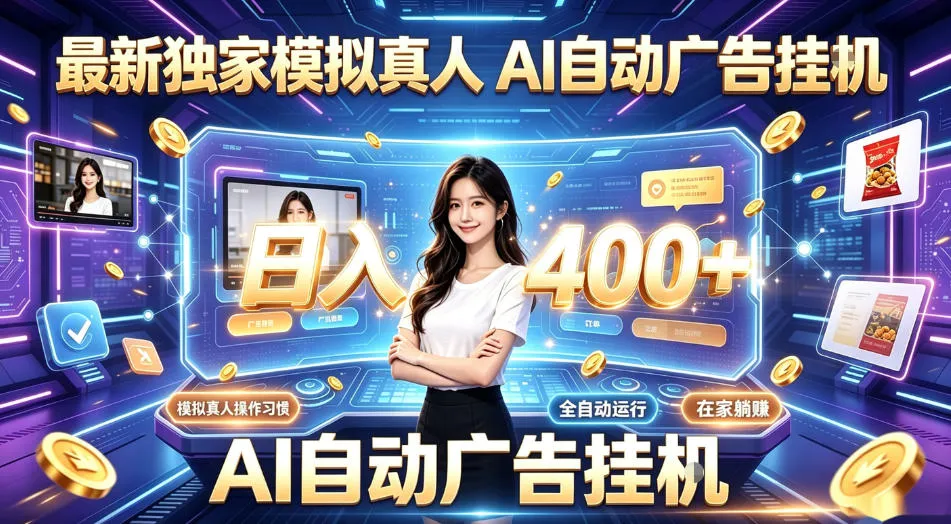 最新独家模拟真人，AI自动挂号挂G，日入400+，全程全自动运行，无需人工【揭秘】-创客联盟