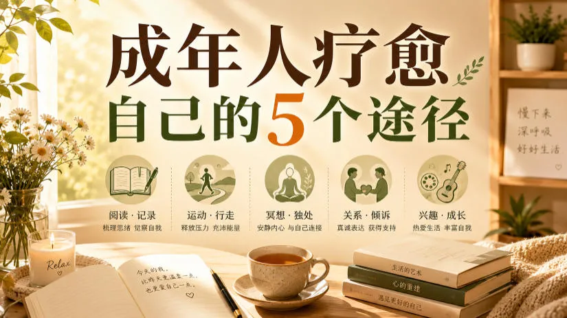 付费文章：成年人疗愈自己的5个途径-创客联盟