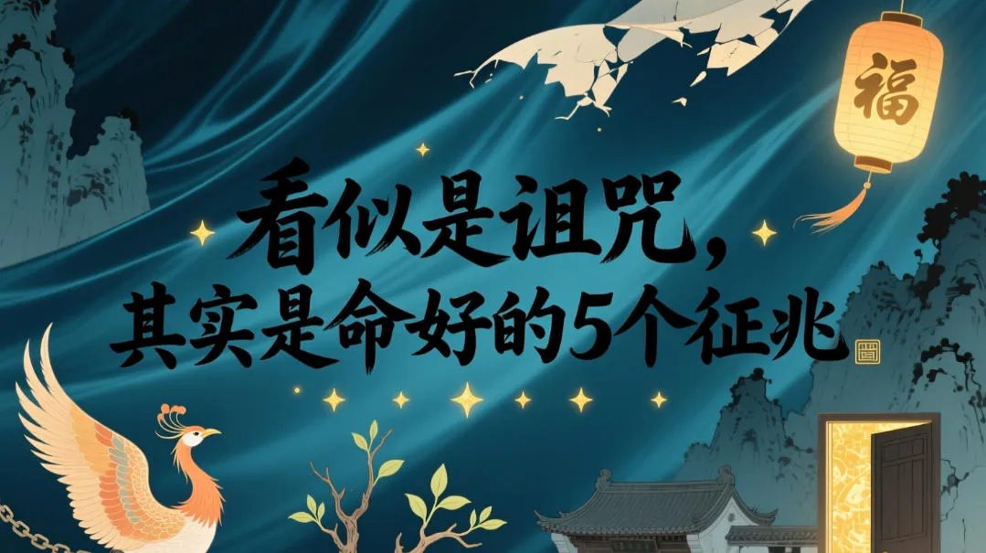 付费文章：看似是诅咒，其实是命好的5个征兆-创客联盟