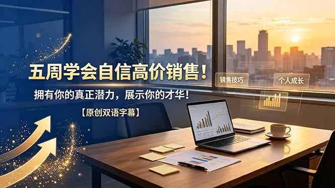 五周学会自信高价销售！拥有你的真正潜力，展示你的才华！【原创双语字幕】-创客联盟