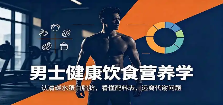 男士健康饮食营养学：认清碳水蛋白脂肪，看懂配料表，远离代谢问题-创客联盟