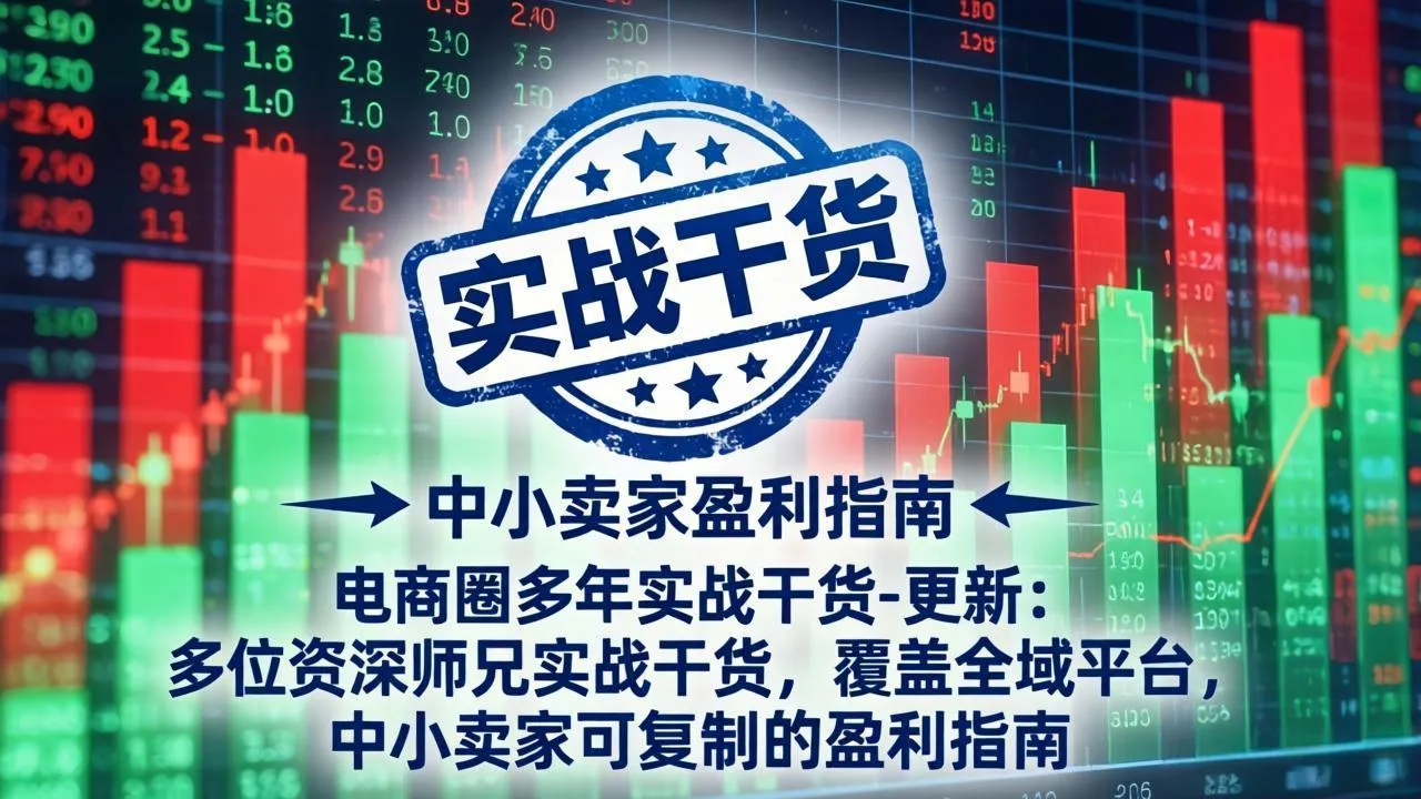 电商圈多年实战干货-更新2026：多位资深师兄实战干货/覆盖全域平台，中小卖家可复制的盈利指南-创客联盟