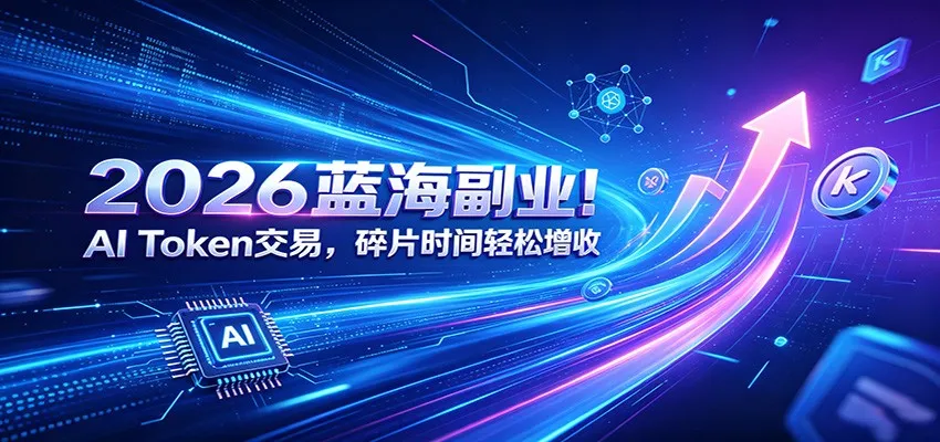 2026蓝海副业！AI Token交易，碎片时间轻松增收-创客联盟