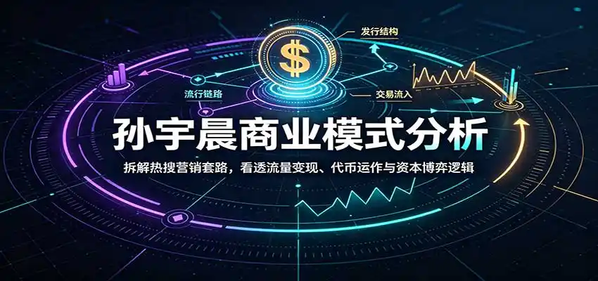 孙宇晨商业模式分析：拆解热搜营销套路，看透流量变现、代币运作与资本博弈逻辑-创客联盟