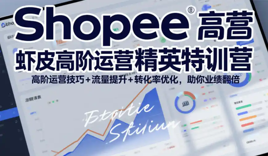 Shopee虾皮高阶运营精英特训营,高阶运营技巧+流量提升+转化率优化,助你业绩翻倍(更新26年9月)-创客联盟