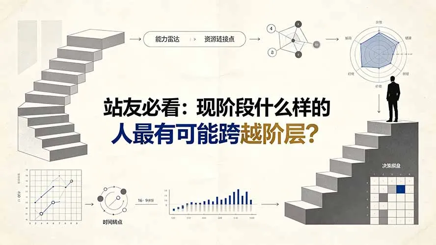 付费文章：站友必看：现阶段什么样的人最有可能跨越阶层?-创客联盟