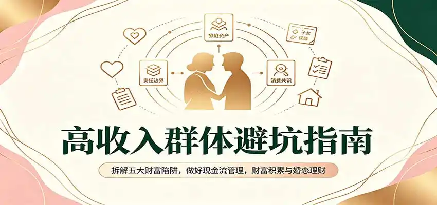高收入群体避坑指南：拆解五大财富陷阱，做好现金流管理，财富积累与婚恋理财-创客联盟