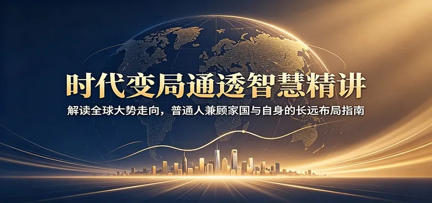 时代变局通透智慧精讲：解读全球大势走向，普通人兼顾家国与自身的长远布局指南-创客联盟