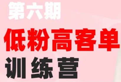 珠丽Julie·小红书低粉高客单训练营(第六期)-创客联盟