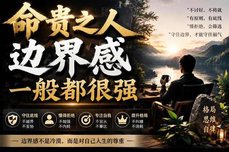 付费文章：命贵之人，边界感一般都很强-创客联盟