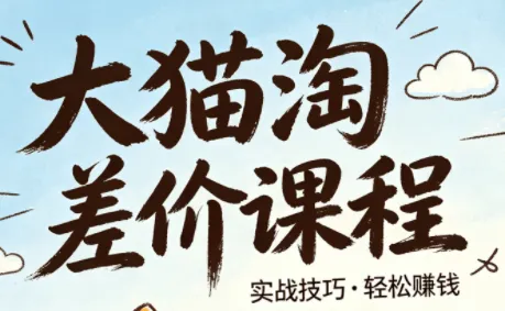 大猫淘差价课程(更新6月)-创客联盟