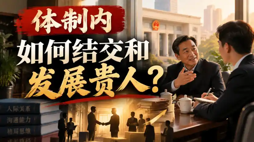 某公众号付费文章：体制内，如何结交和发展贵人?-创客联盟