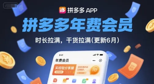 拼多多年费会员,实经验分享操,时长拉满,干货拉满(更新26年06月22日)-创客联盟