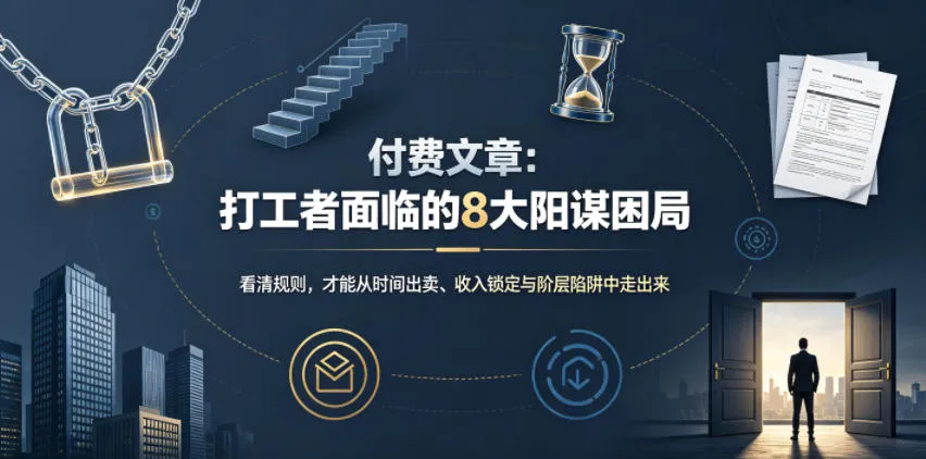 付费文章：打工者面临的8大阳谋困局-创客联盟