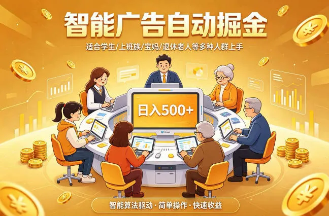 2026年最好做的项目：自动掘金项目，小白轻易上手，单日轻松收入500+【揭秘】-创客联盟