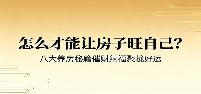 付费文章《怎么才能让房子旺自己？》八大养房秘籍催财纳福聚拢好运-创客联盟