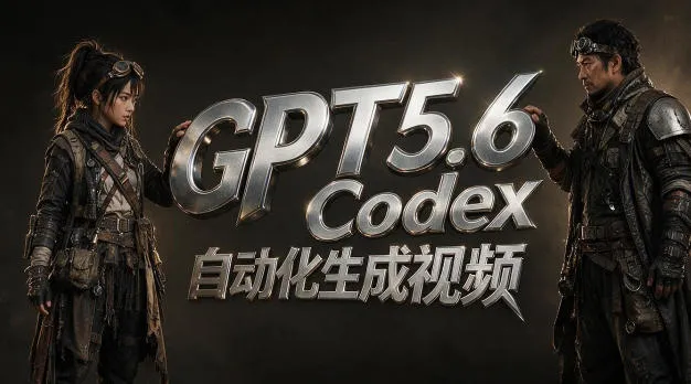 GPT5.6+Codex自动化视频生成：提示词设计×角色设定×封面海报×工作流思路，高效产出AI视频-创客联盟