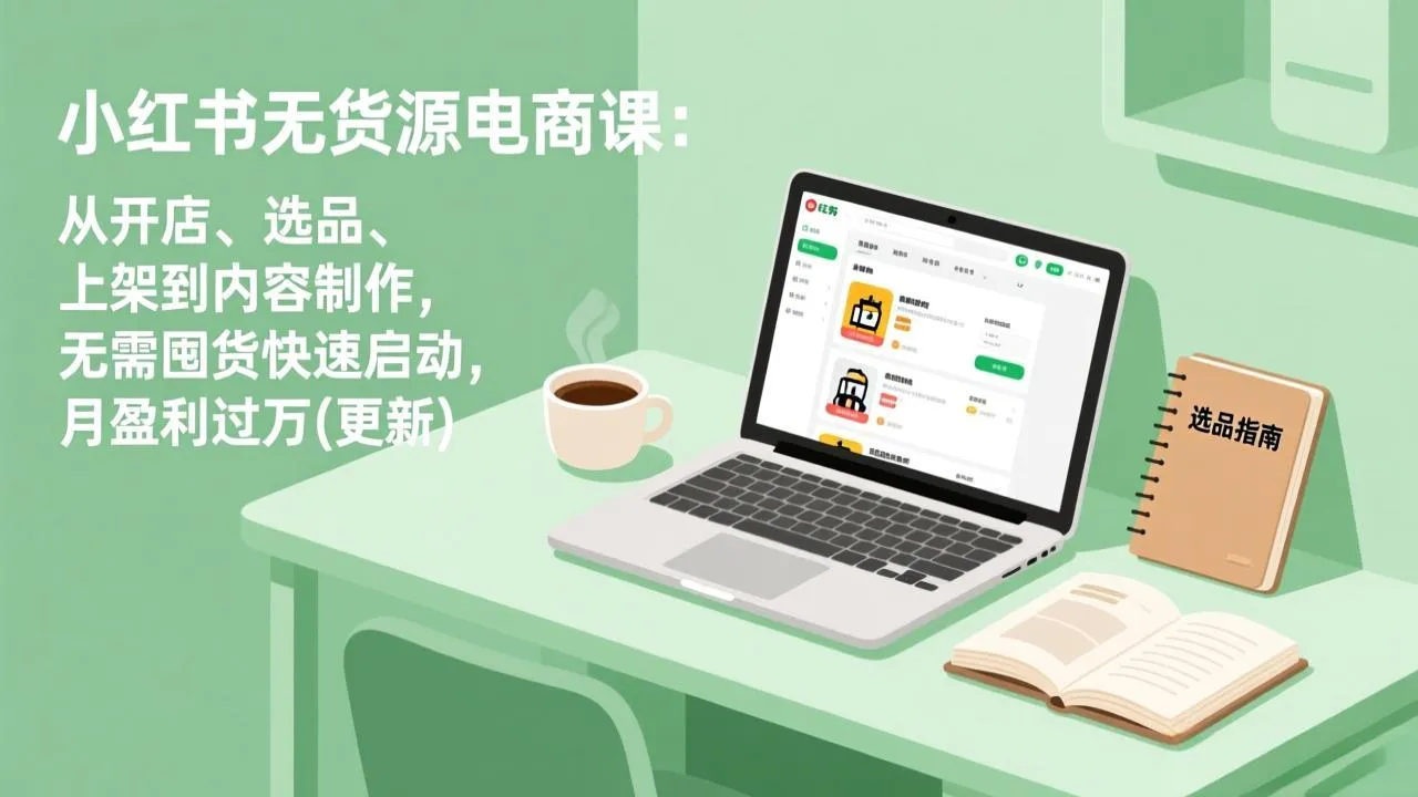 小红书无货源电商课(6月22更新-创客联盟